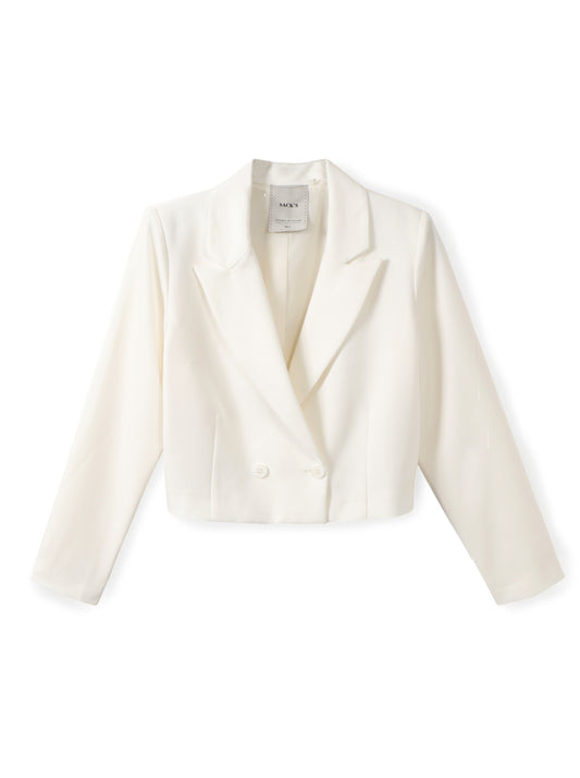 Double-breasted Cropped Jacket