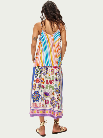 Vanessa Printed Midi Skirt