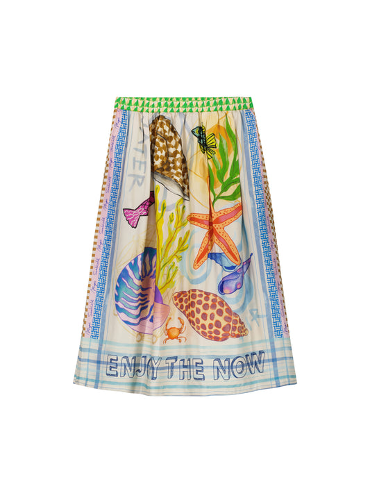 Vanessa Printed Midi Skirt