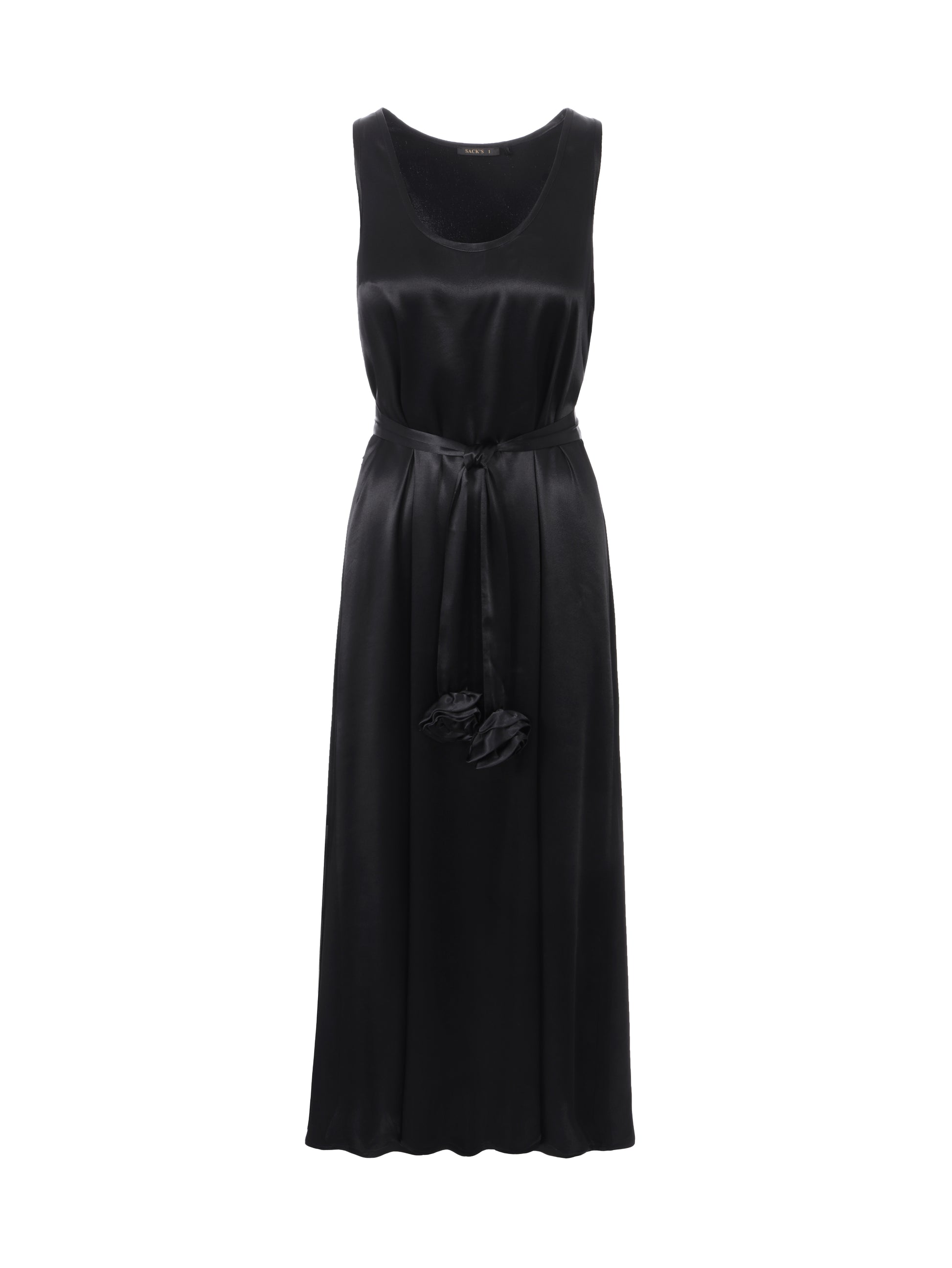 Satin Maxi Dress SACK'S Fashion Satin Maxi Dress SACK'S Fashion