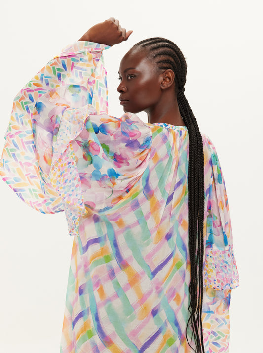 קאלה שמלת קפלים מדורגת