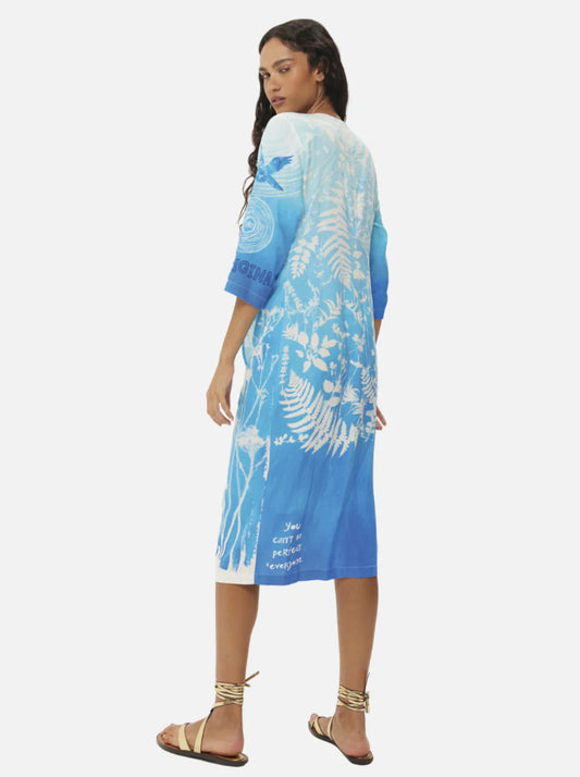 סלינה שמלה צווארון וי