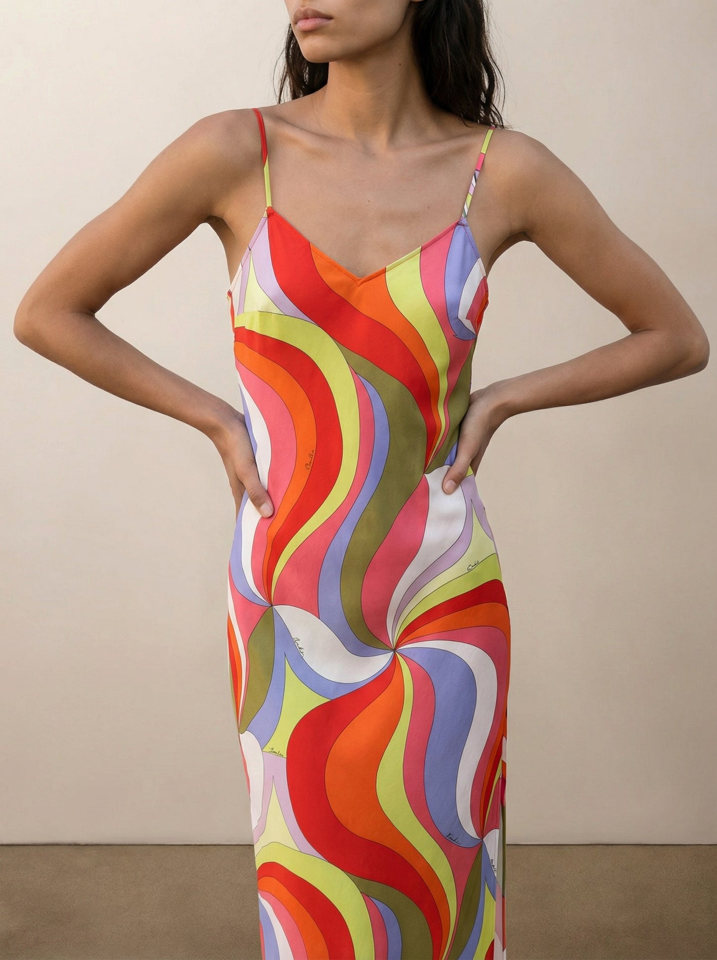 שמלת קמיסול מודפסת