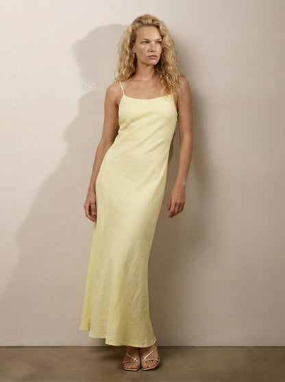 Linen camisole dress
