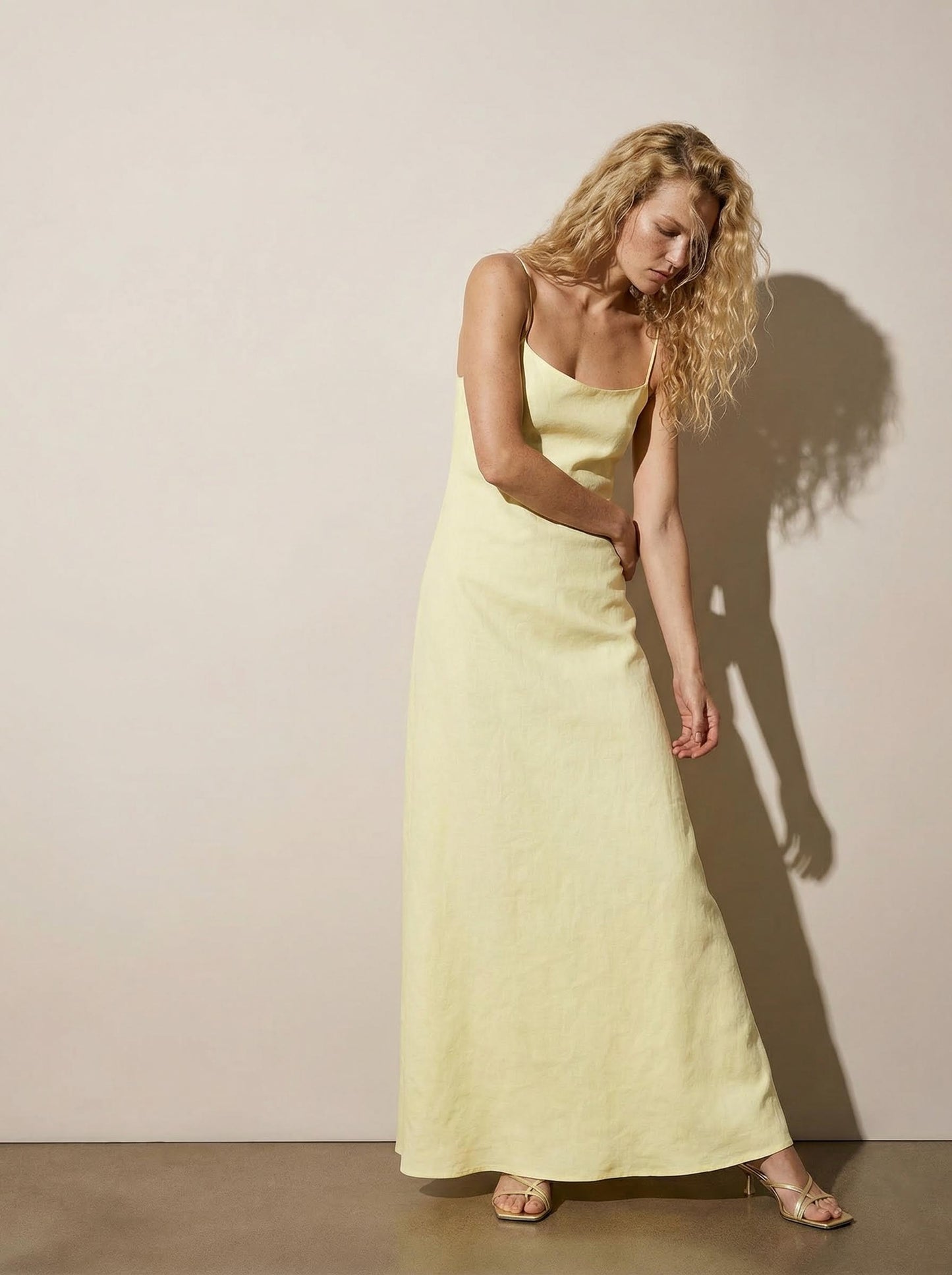 Linen camisole dress