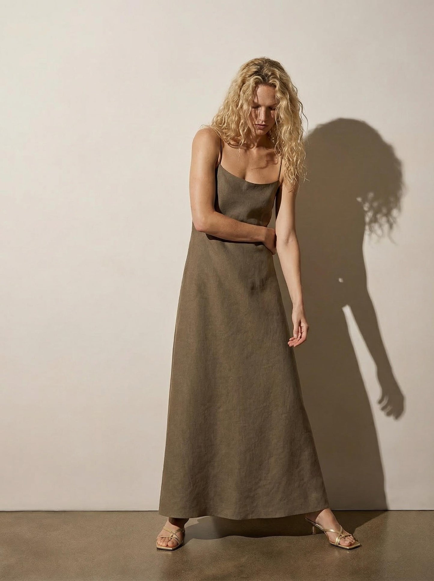 Linen camisole dress