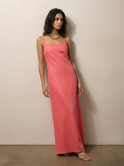 Linen camisole dress