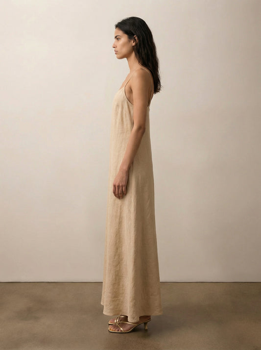 Linen camisole dress