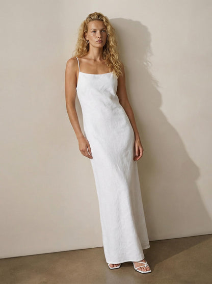 Linen camisole dress