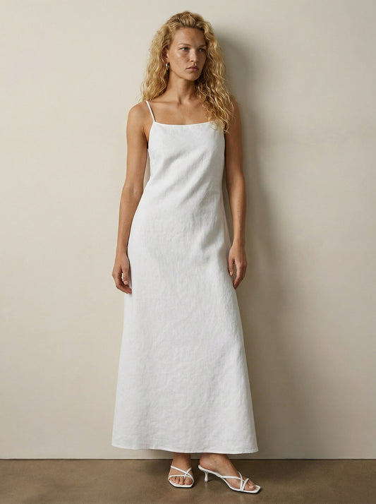 Linen camisole dress