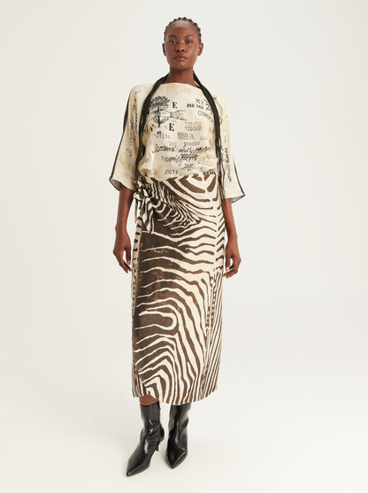 Lila Wrap Skirt Dress