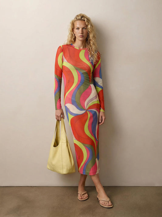 שמלת מאש פוצ'י צמודה