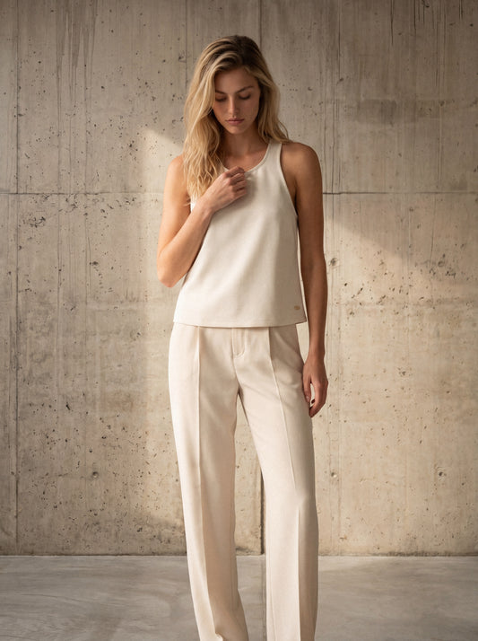 Tailored tank top