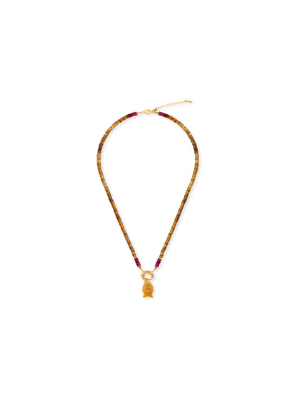 Stone Fish Necklace