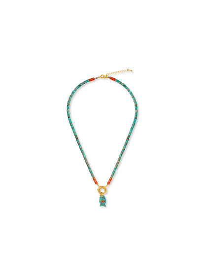 Stone Fish Necklace