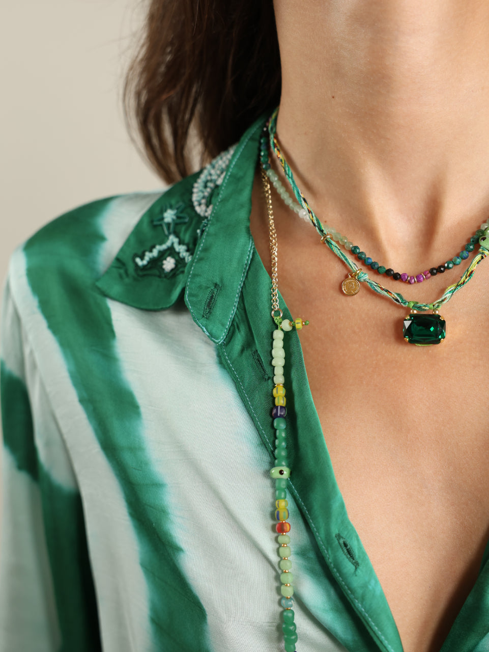 Sky Necklace - Green