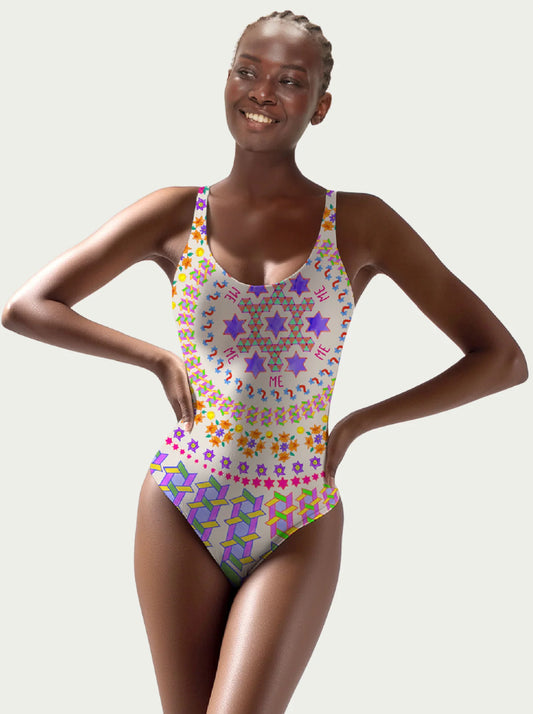 טסה בגד ים מודפס