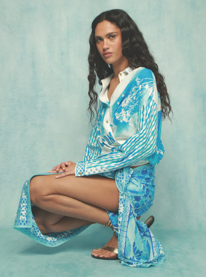 River Viscose Linen Scarf