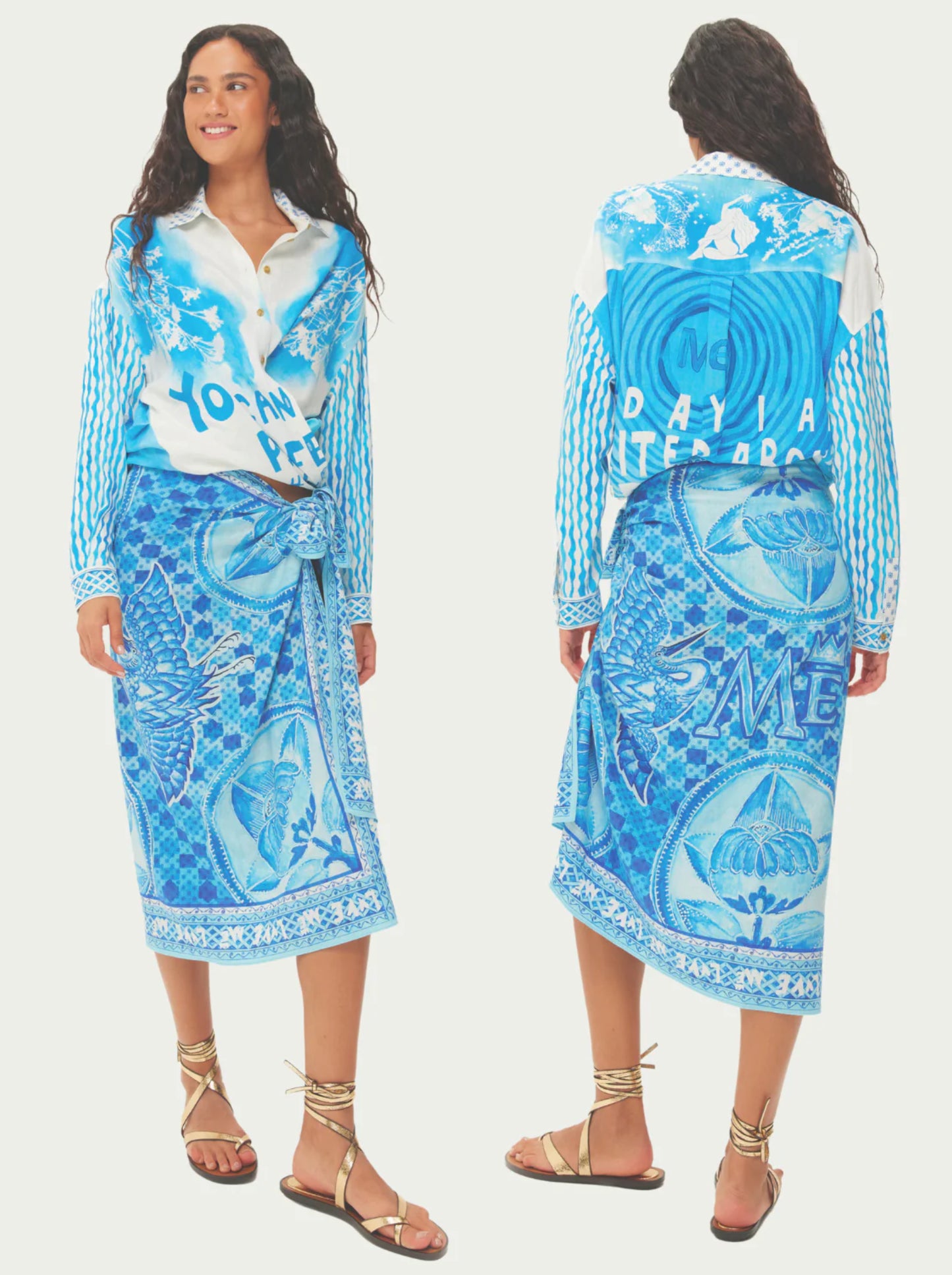 River Viscose Linen Scarf