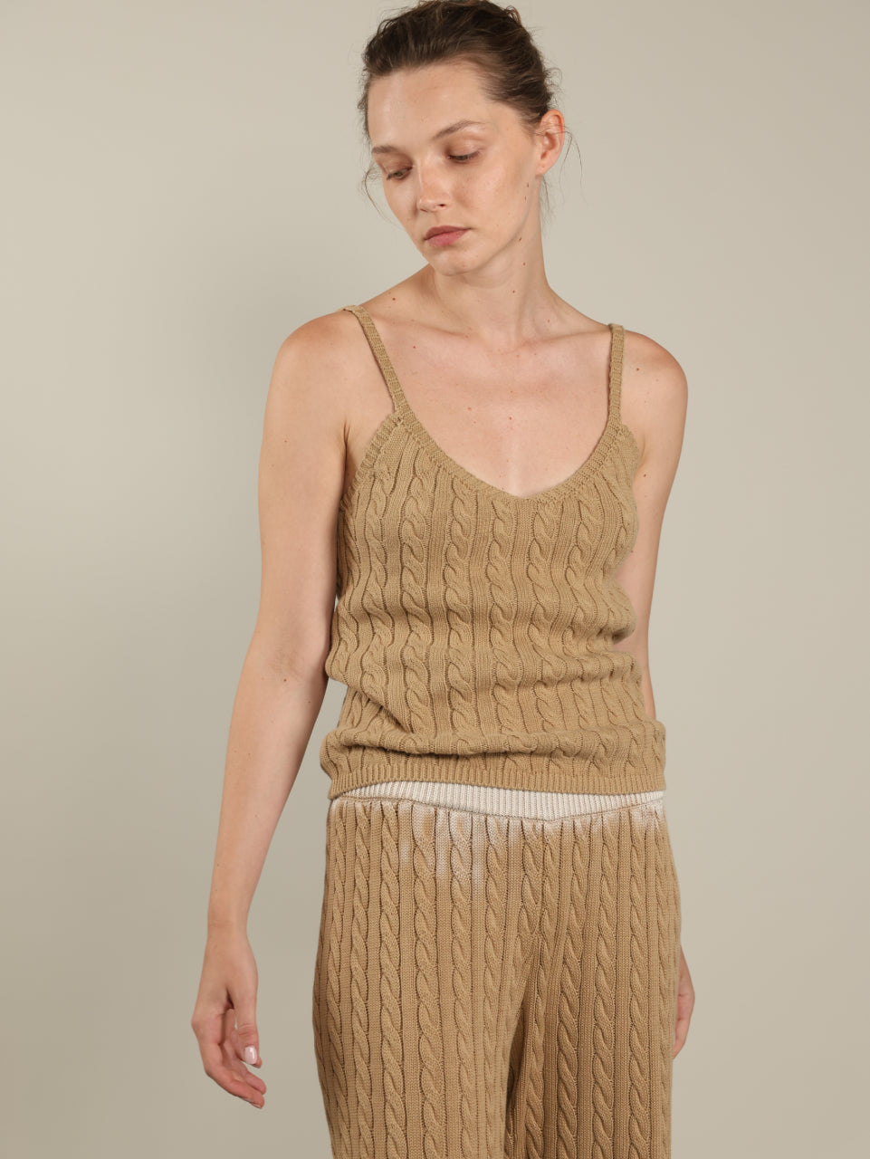 Knitted Braided Tank Top