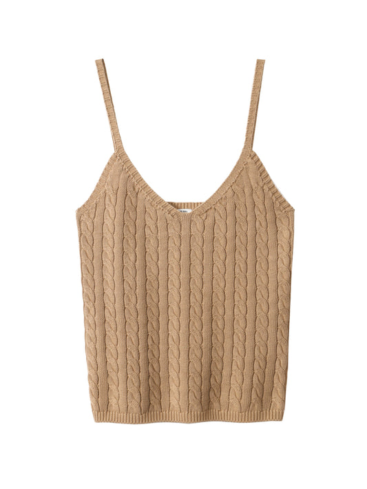 Knitted Braided Tank Top