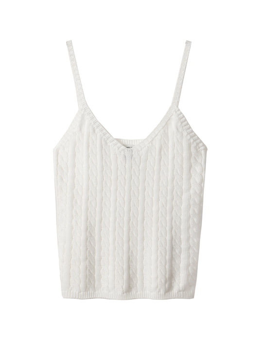 Knitted Braided Tank Top