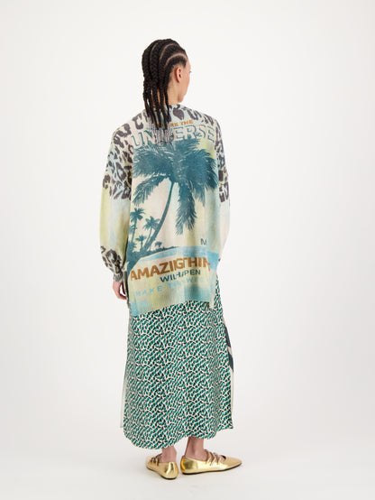 Liv Long Printed Cardigan