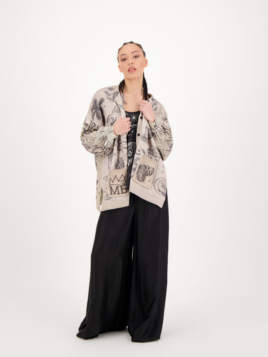 Liv Long Printed Cardigan