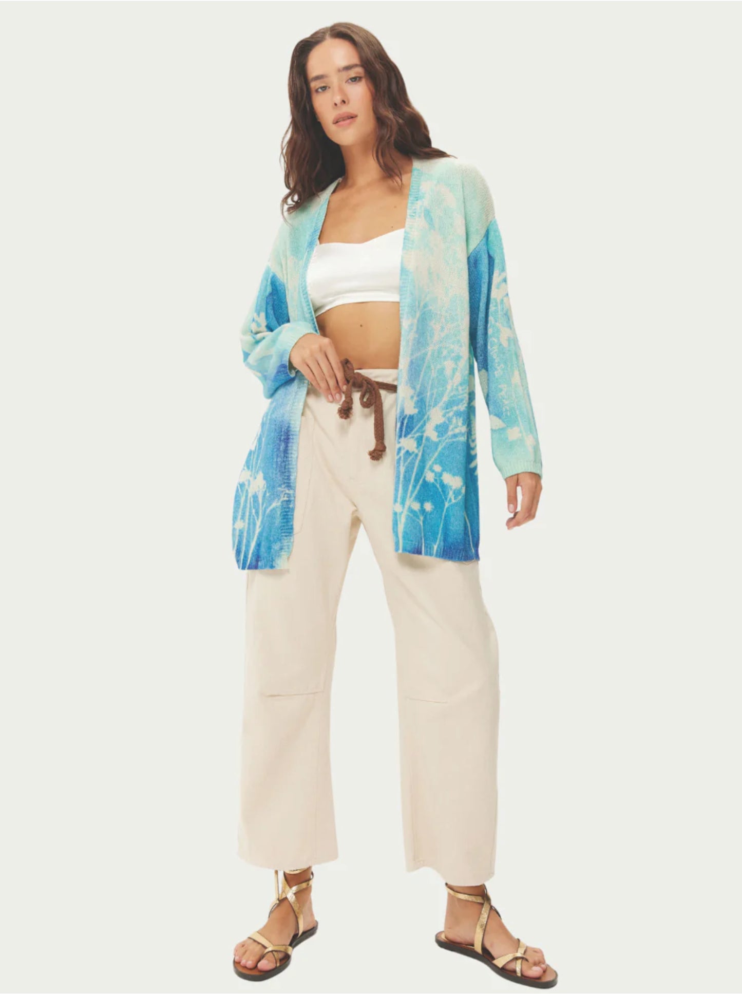 מיקונוס קרדיגן מודפס