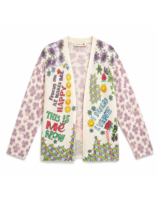 מיקונוס קרדיגן מודפס