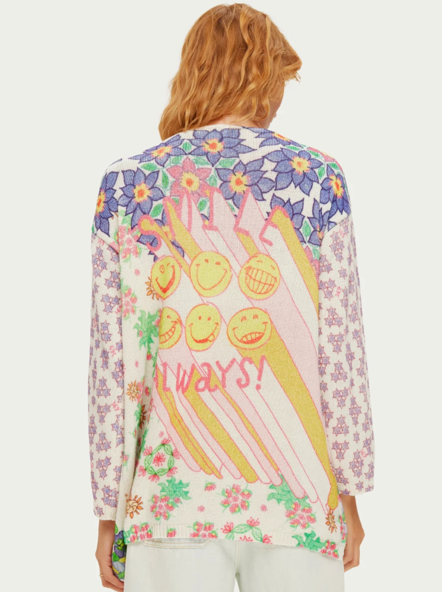 Mykonos Printed Cardigan