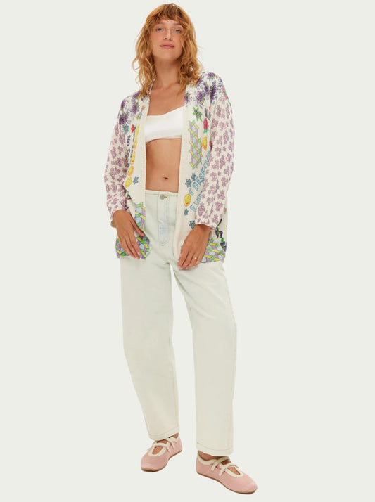 מיקונוס קרדיגן מודפס