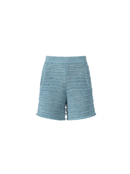 Knitted Short Rubber Pants