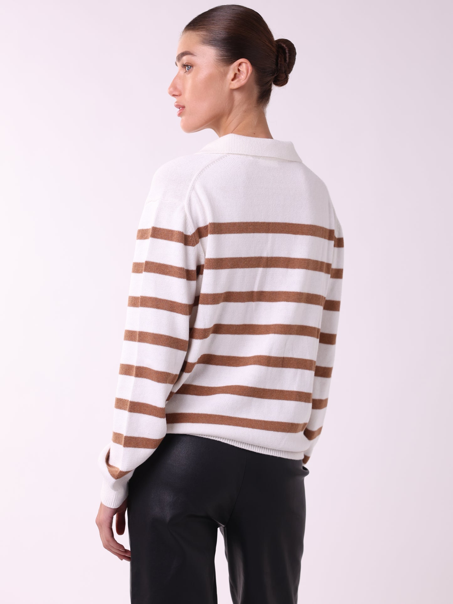 Sequined Stripe Knit