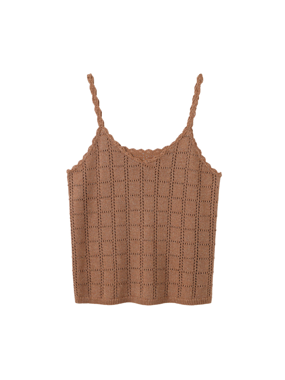 Lurex Knit Tank Top