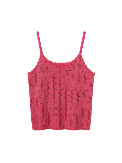 Lurex Knit Tank Top