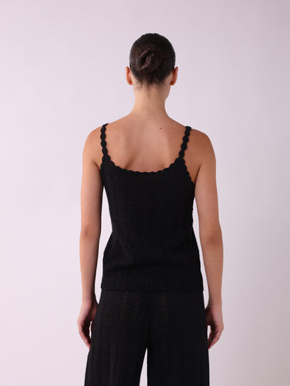 Lurex Knit Tank Top