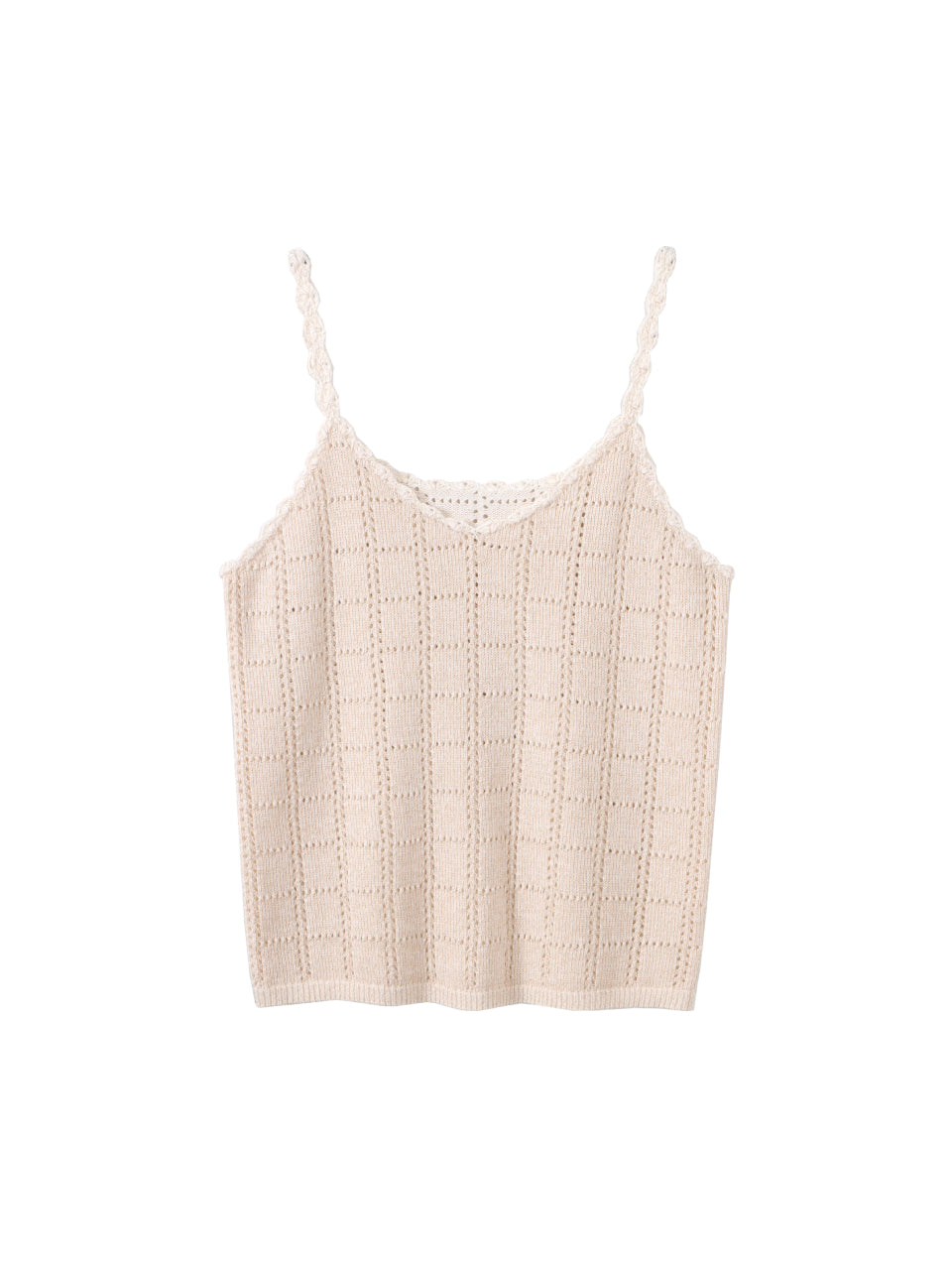 Lurex Knit Tank Top