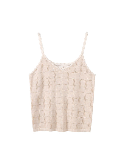 Lurex Knit Tank Top