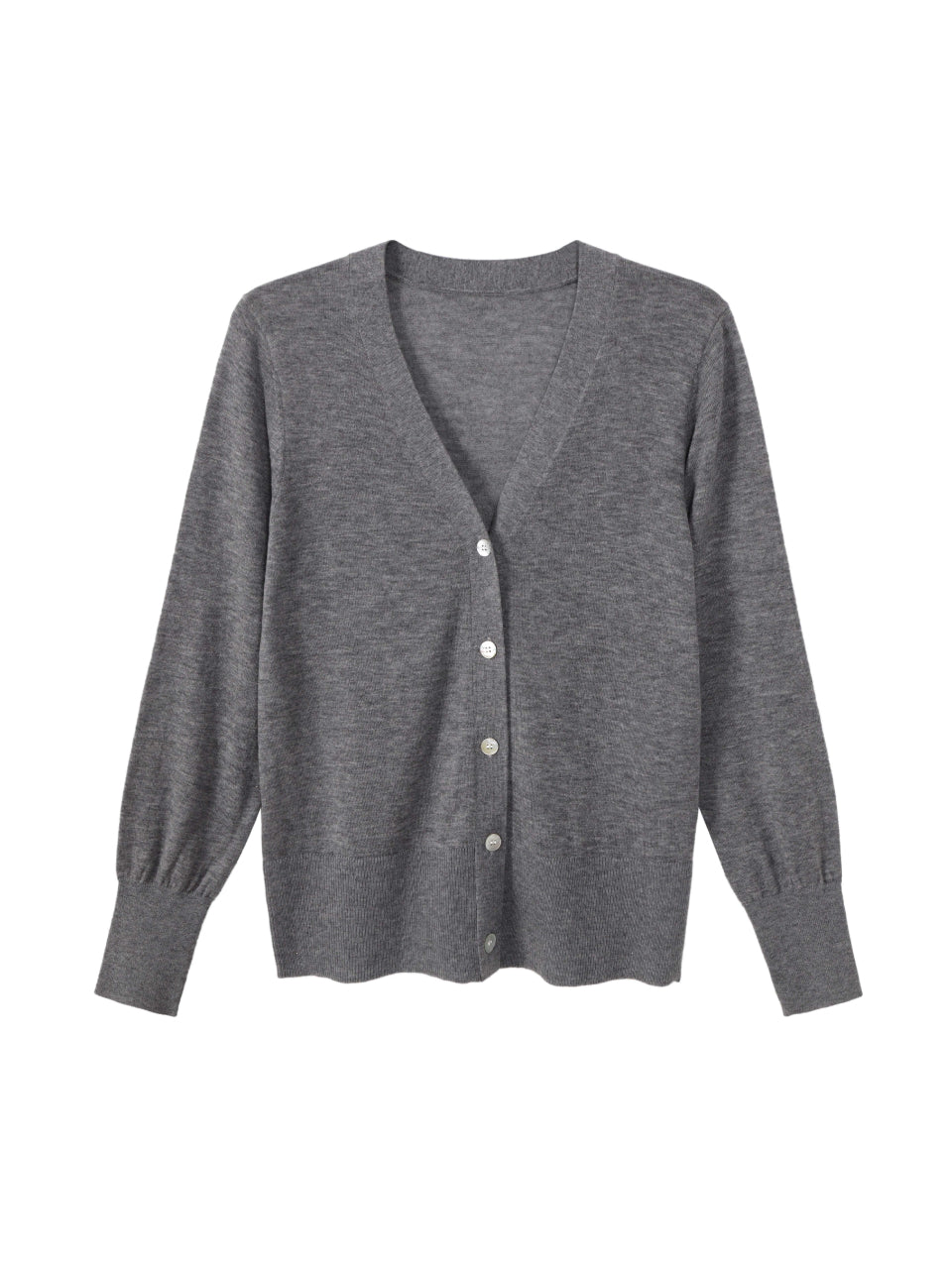 Knit buttoned cardigan