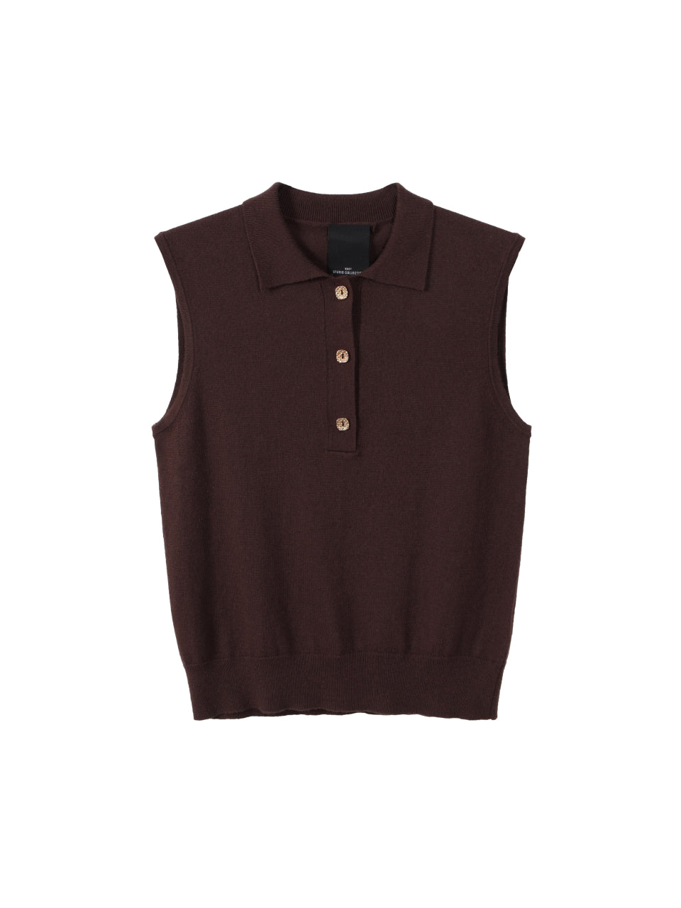 Knitted polo shirt