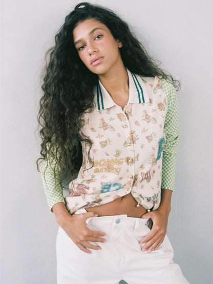 Serenity Button Shirt Knit