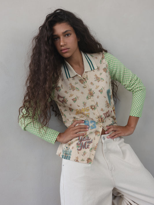 Serenity Button Shirt Knit