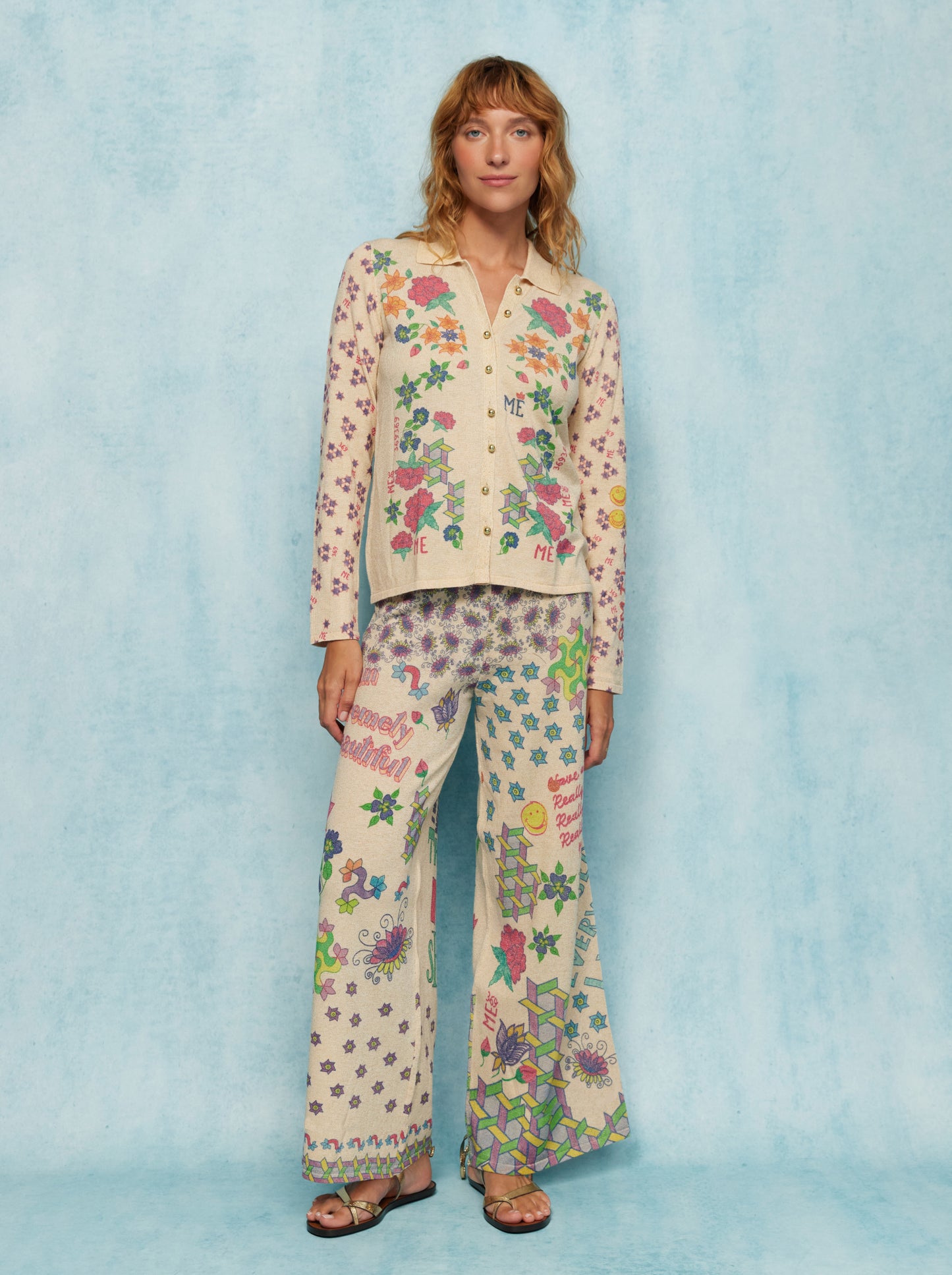 סרניטי חולצה סרוגה