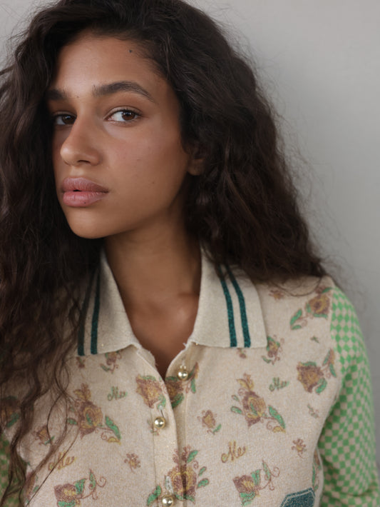 Serenity Button Shirt Knit
