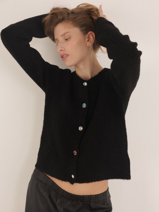 Knit cardigan