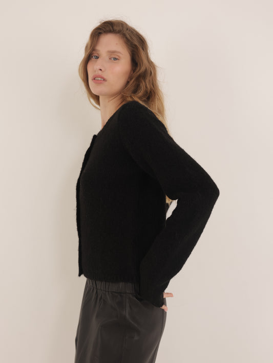 Knit cardigan