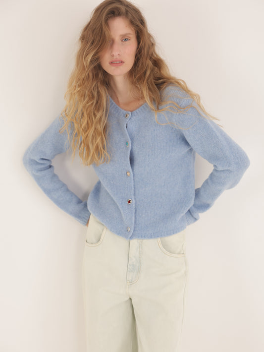 Knit cardigan