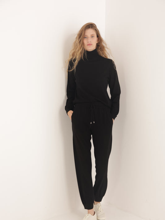 Knit jogger pants