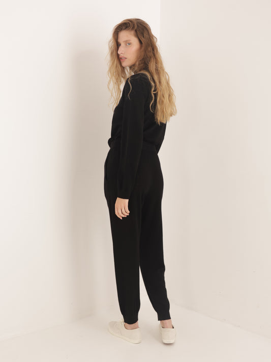 Knit jogger pants